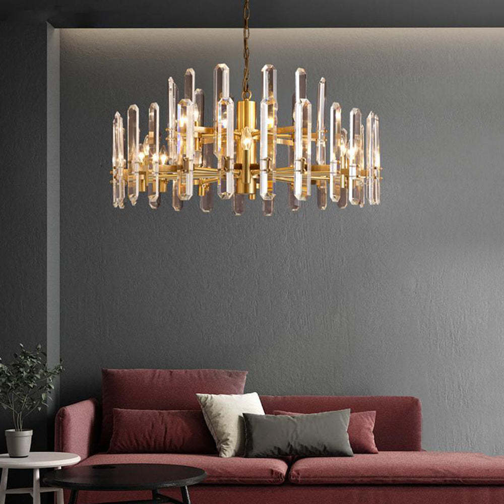 Bonningtong Crystal Round Chandelier 24"