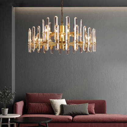 Bonningtong Crystal Round Chandelier 24"