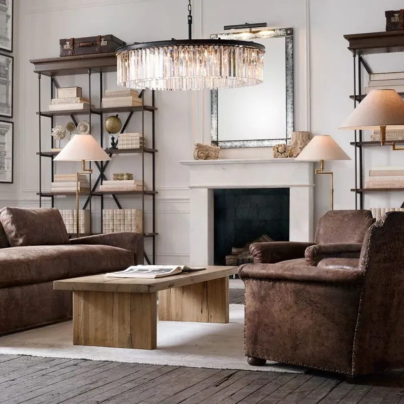 Odeon Crystal Round Chandelier 32"