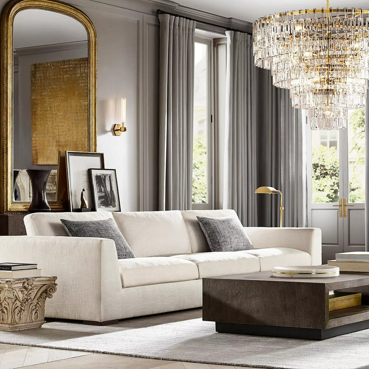 Lock Marignan Tier K9 Crystal Round Chandelier