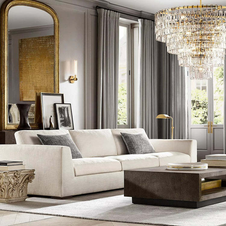 Lock Marignan Tier K9 Crystal Round Chandelier
