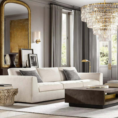 Lock Marignan Tier K9 Crystal Round Chandelier