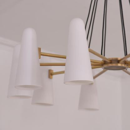 White Porcelain Round Chandelier