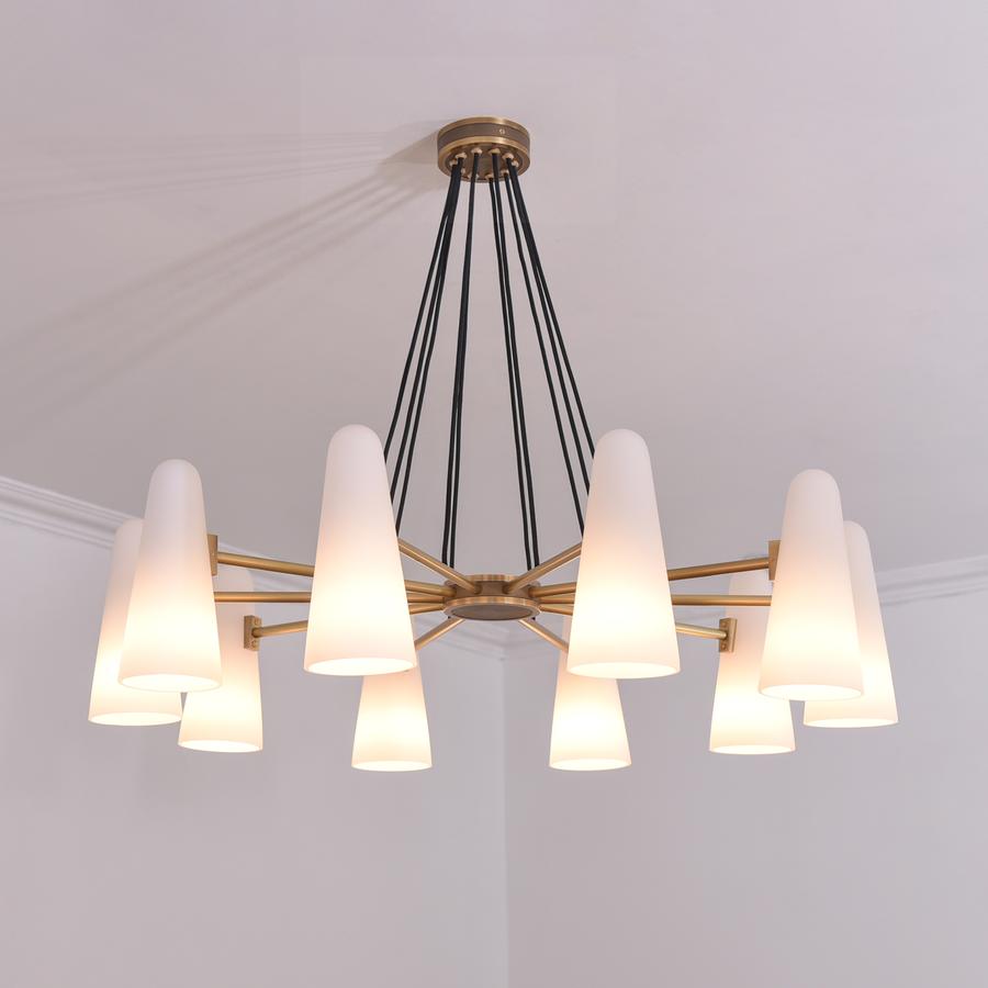 White Porcelain Round Chandelier