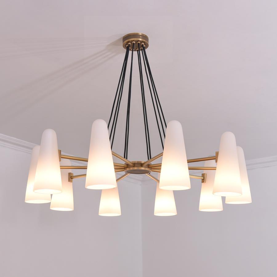 White Porcelain Round Chandelier