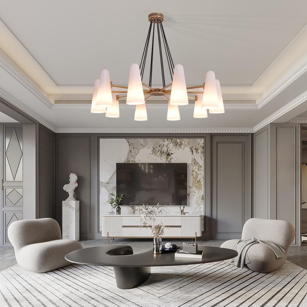 White Porcelain Round Chandelier