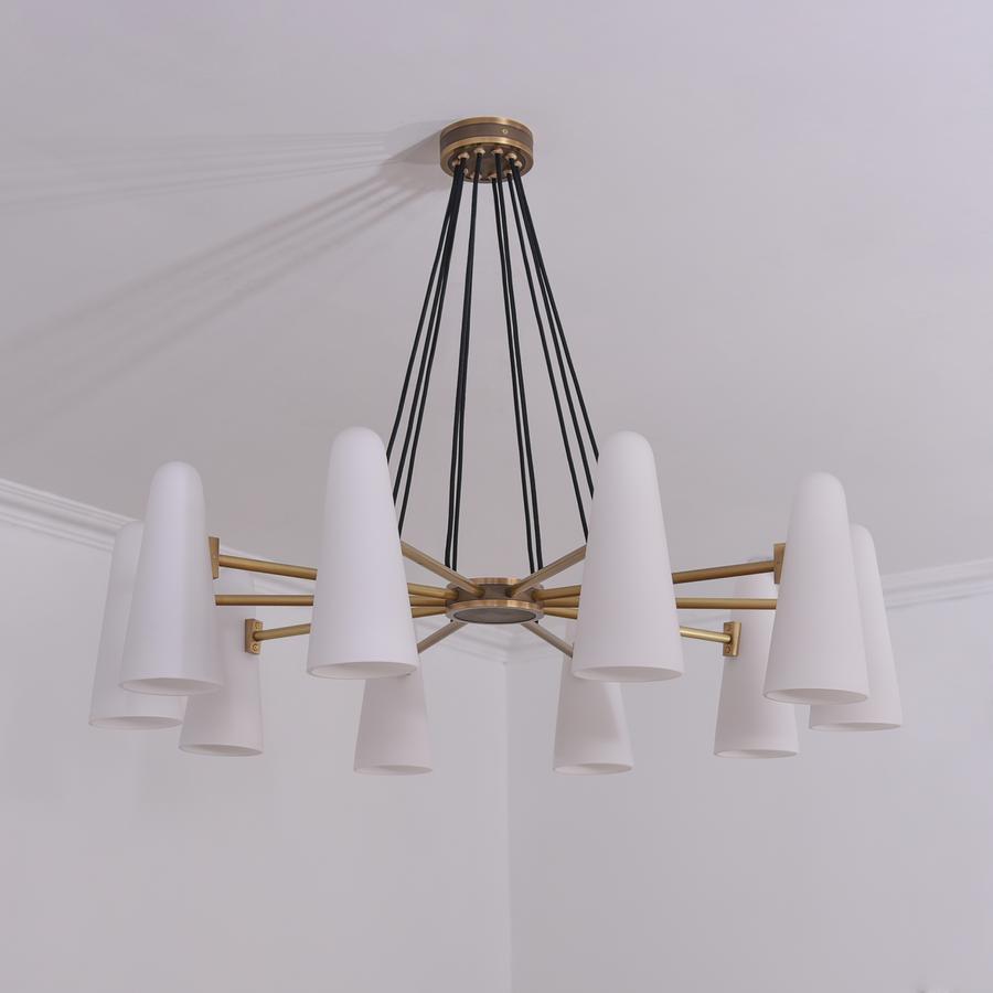 White Porcelain Round Chandelier