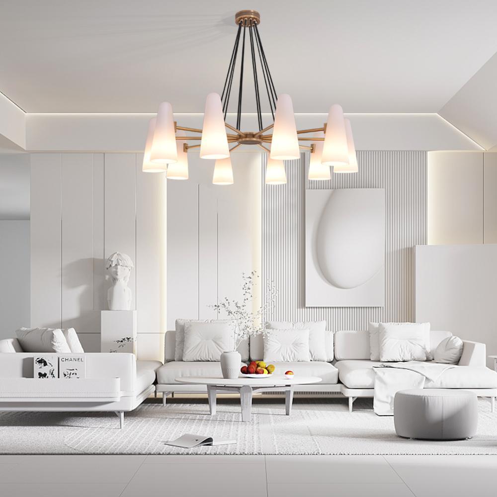 White Porcelain Round Chandelier