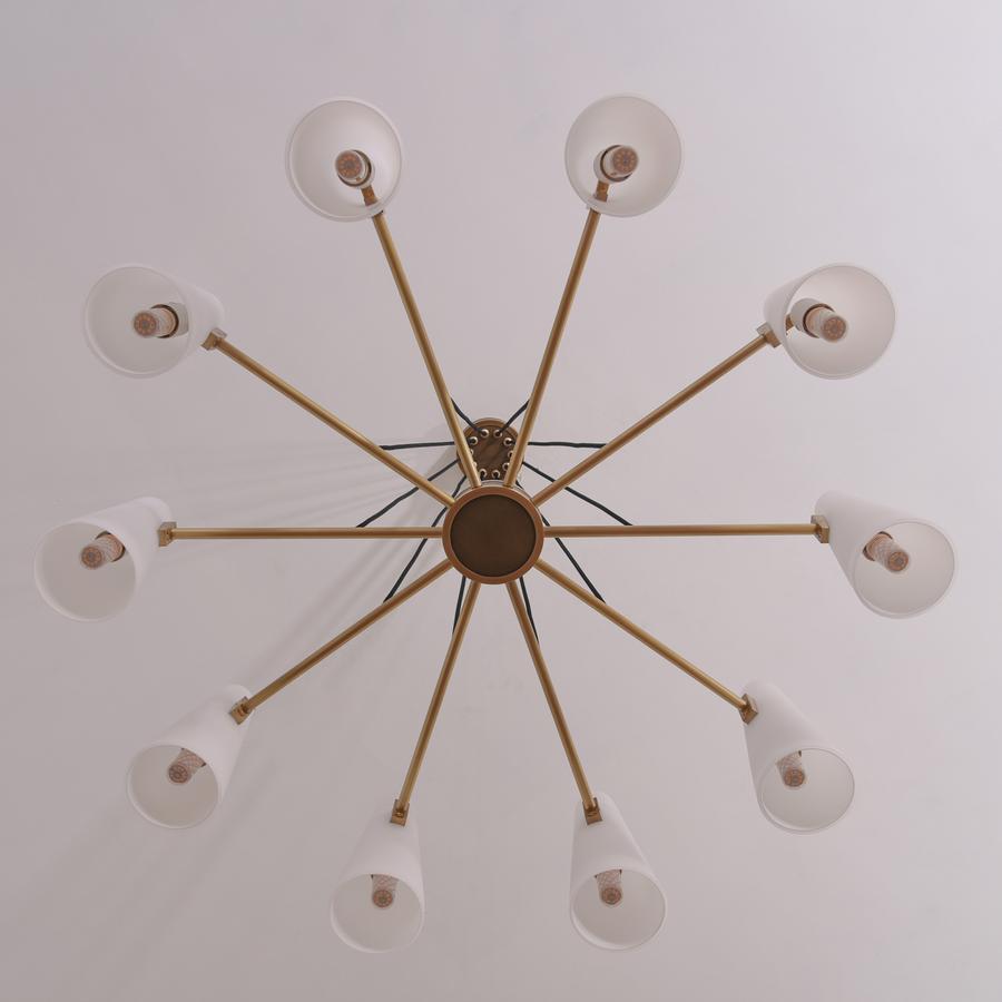 White Porcelain Round Chandelier