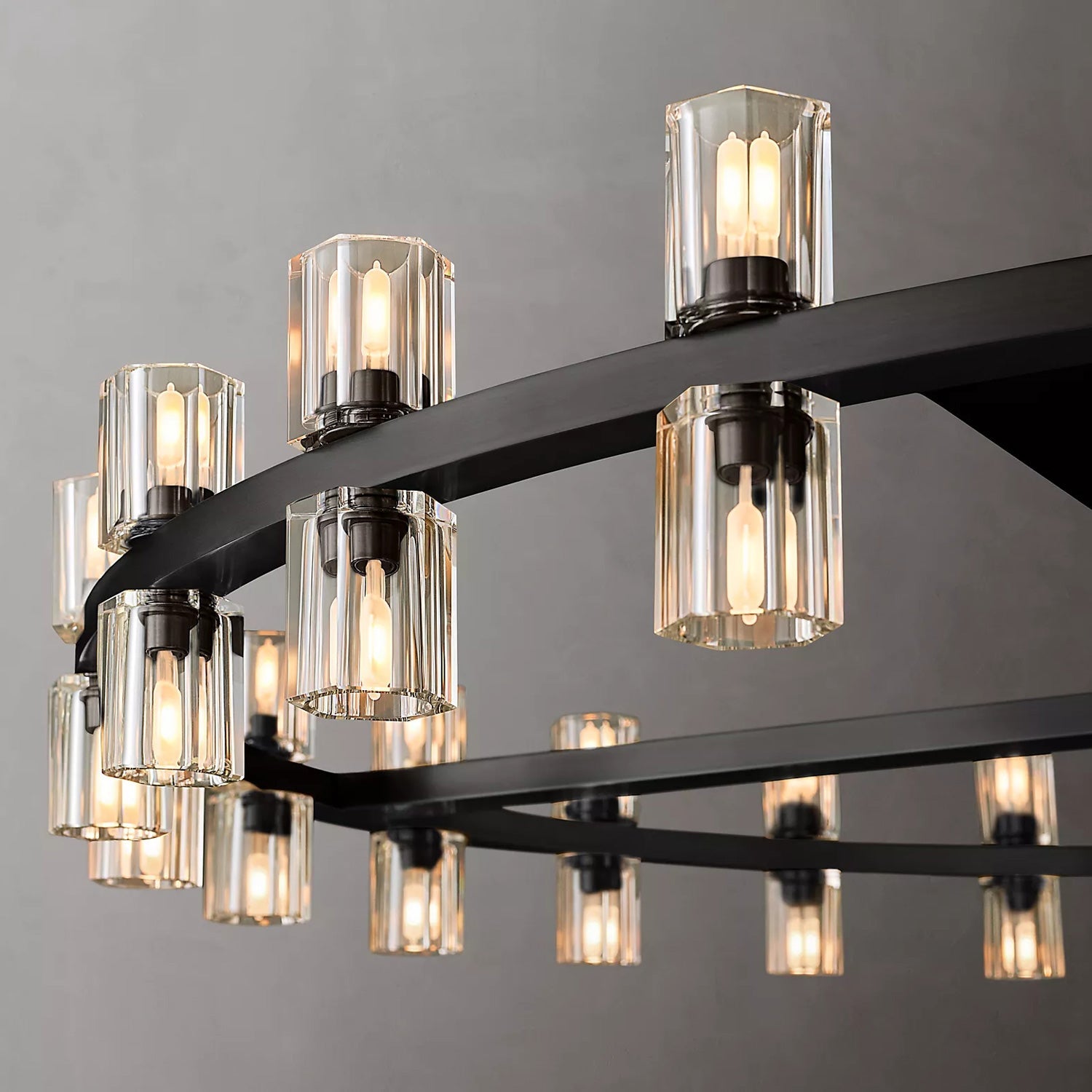 Arcahonk Crystal Round Chandelier 48"