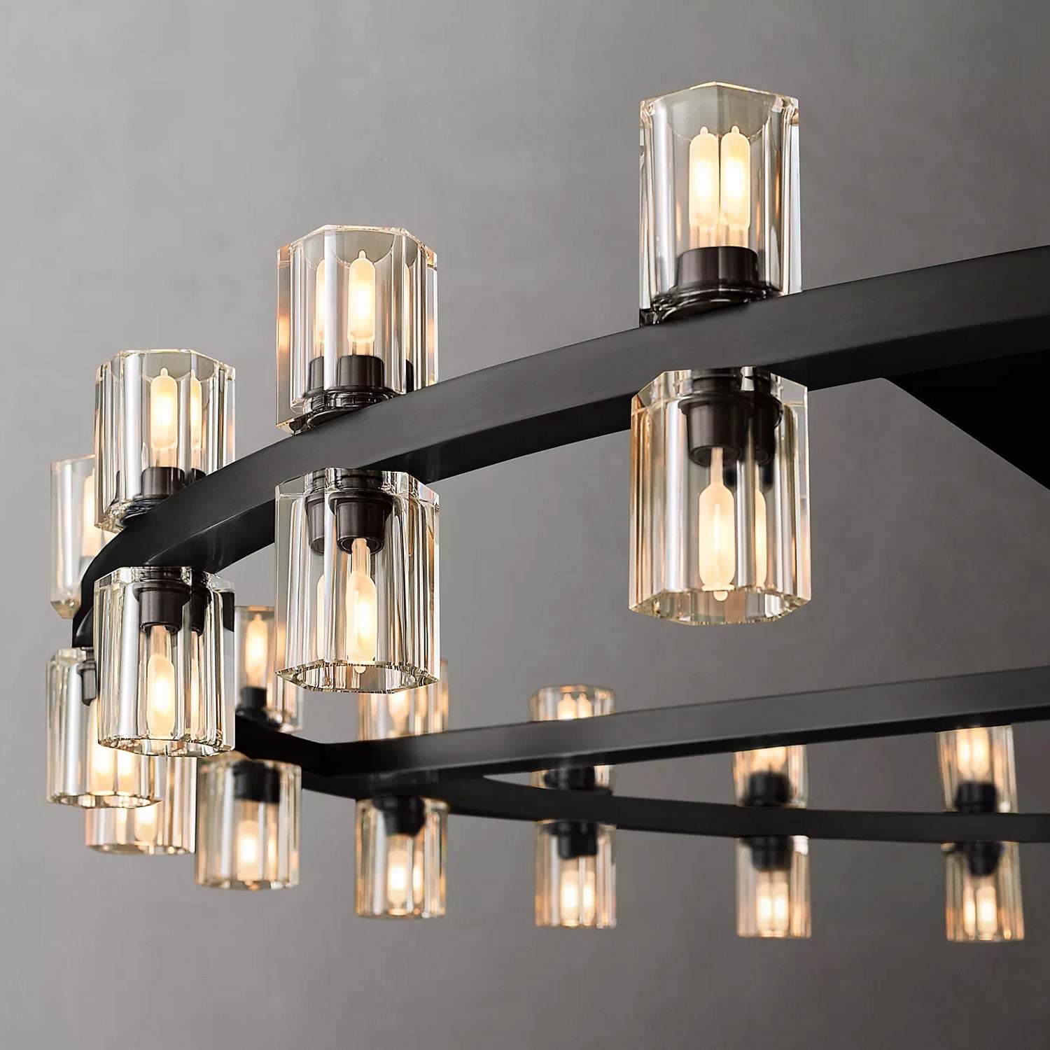 Arcahonk Crystal Round Chandelier 48"