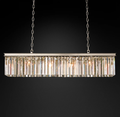 Rhysis Crystal Rectangular Chandelier
