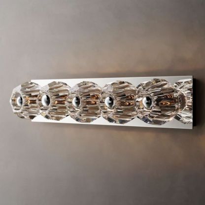 Bille Crystal Ball  Linear Grand Wall Sconce