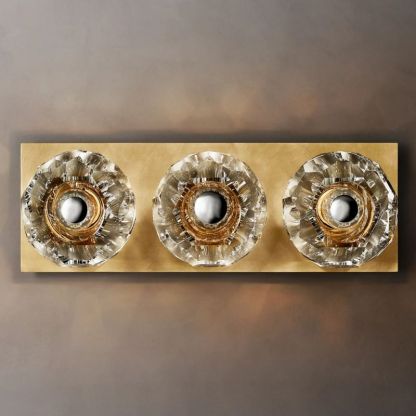 Bille Crystal Ball Linear Short Wall Sconce