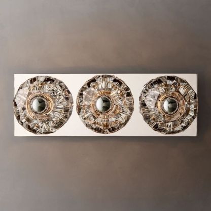Bille Crystal Ball Linear Short Wall Sconce