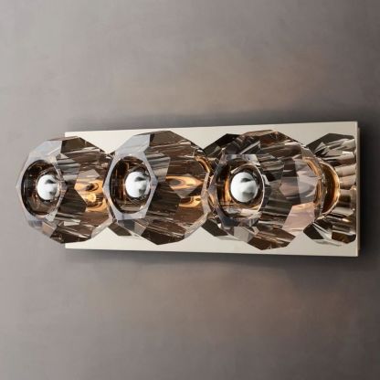 Bille Crystal Ball Linear Short Wall Sconce