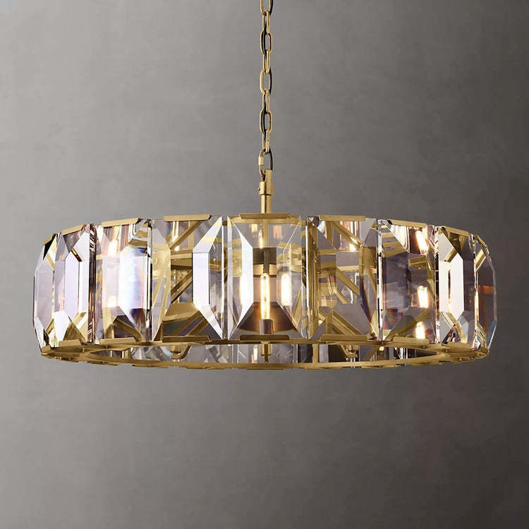 Haon Multicurve Crystal Round Chandelier Dimmable 