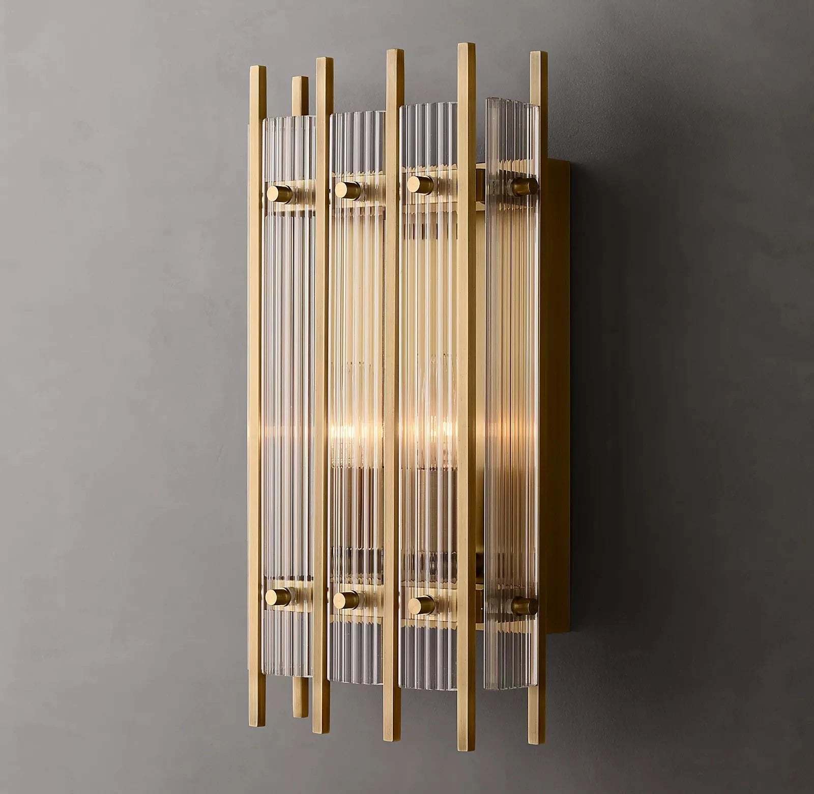 Marcus Handmade GlassRectangular Wall Sconce