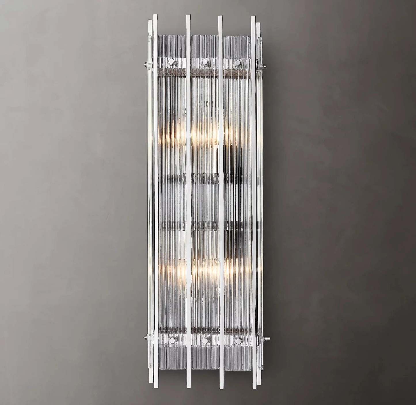Marcums Handmade Glass Grand Rectangular Wall Sconce