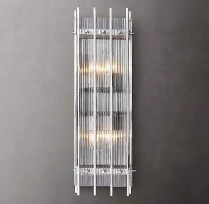 Marcums Handmade Glass Grand Rectangular Wall Sconce