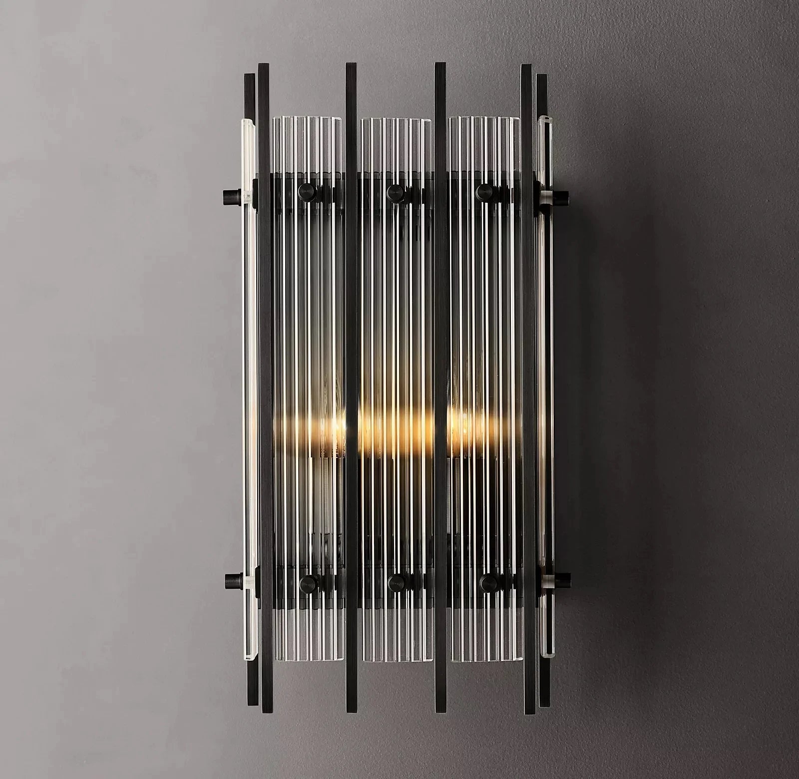 Marcums Handmade GlassRectangular Wall Sconce
