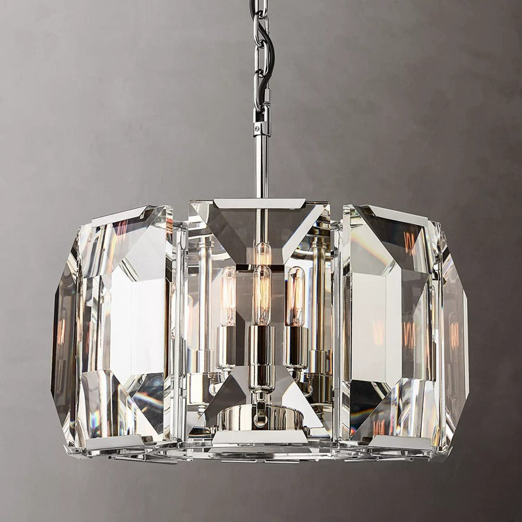 Haon Multicurve Crystal Round Chandelier Dimmable 