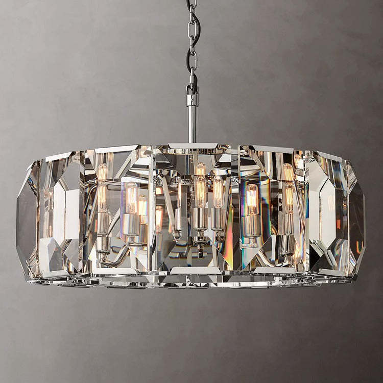 Haon Multicurve Crystal Round Chandelier Dimmable 