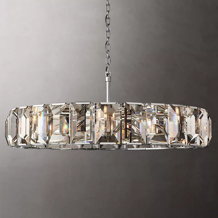 Haon Multicurve Crystal Round Chandelier Dimmable 