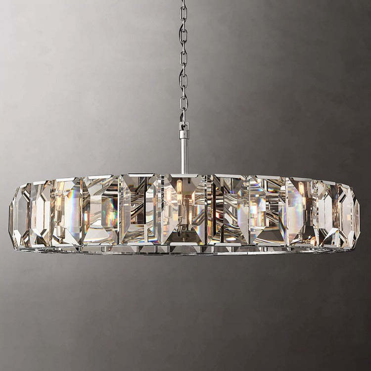 Haon Multicurve Crystal Round Chandelier Dimmable 