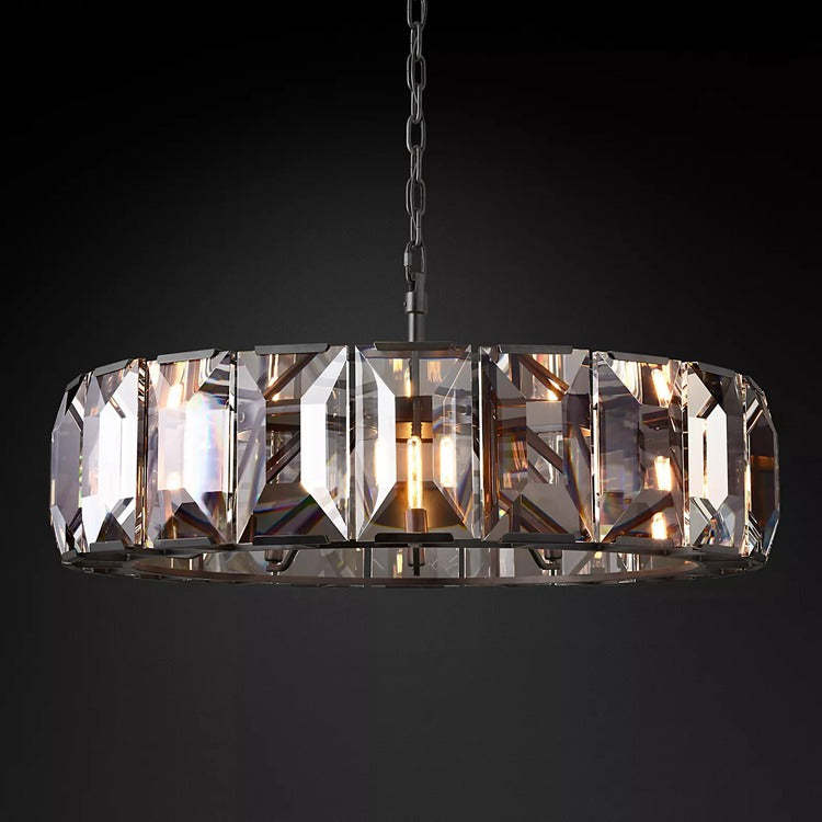 Haon Multicurve Crystal Round Chandelier Dimmable 