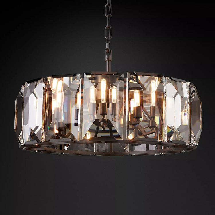Haon Multicurve Crystal Round Chandelier Dimmable 