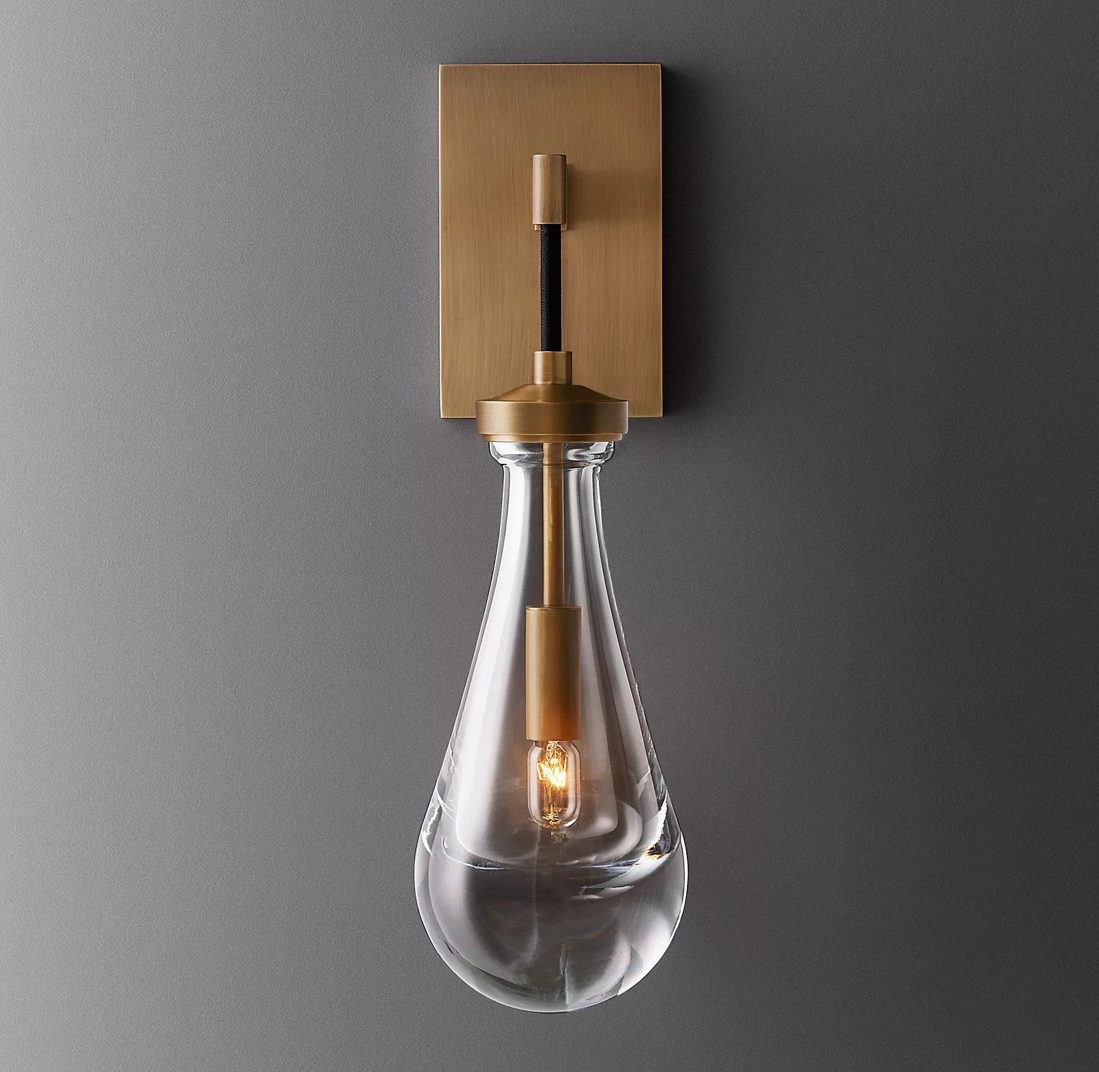 Rain Glass Wall Sconce Cord