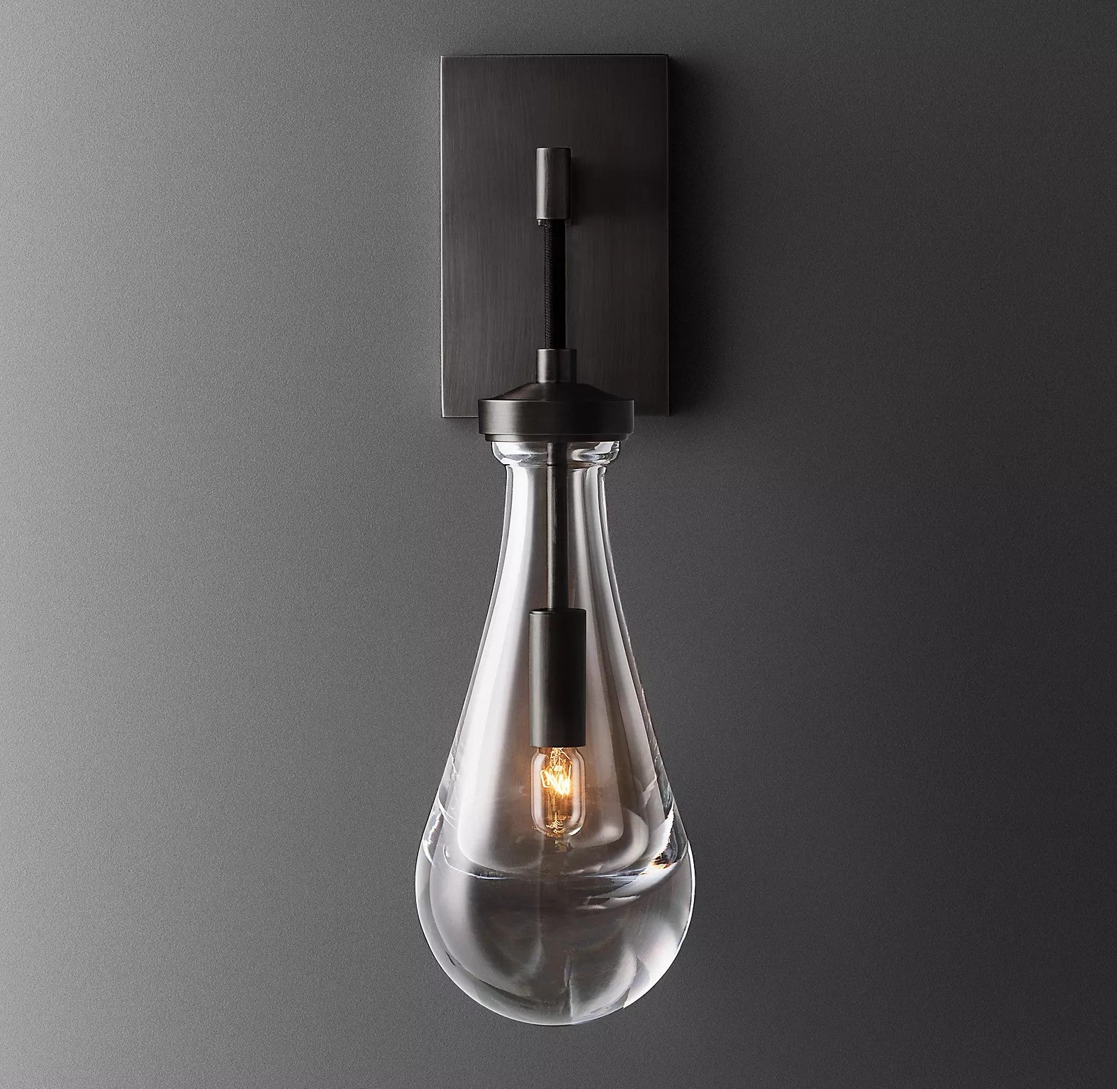 Rain Glass Wall Sconce Cord