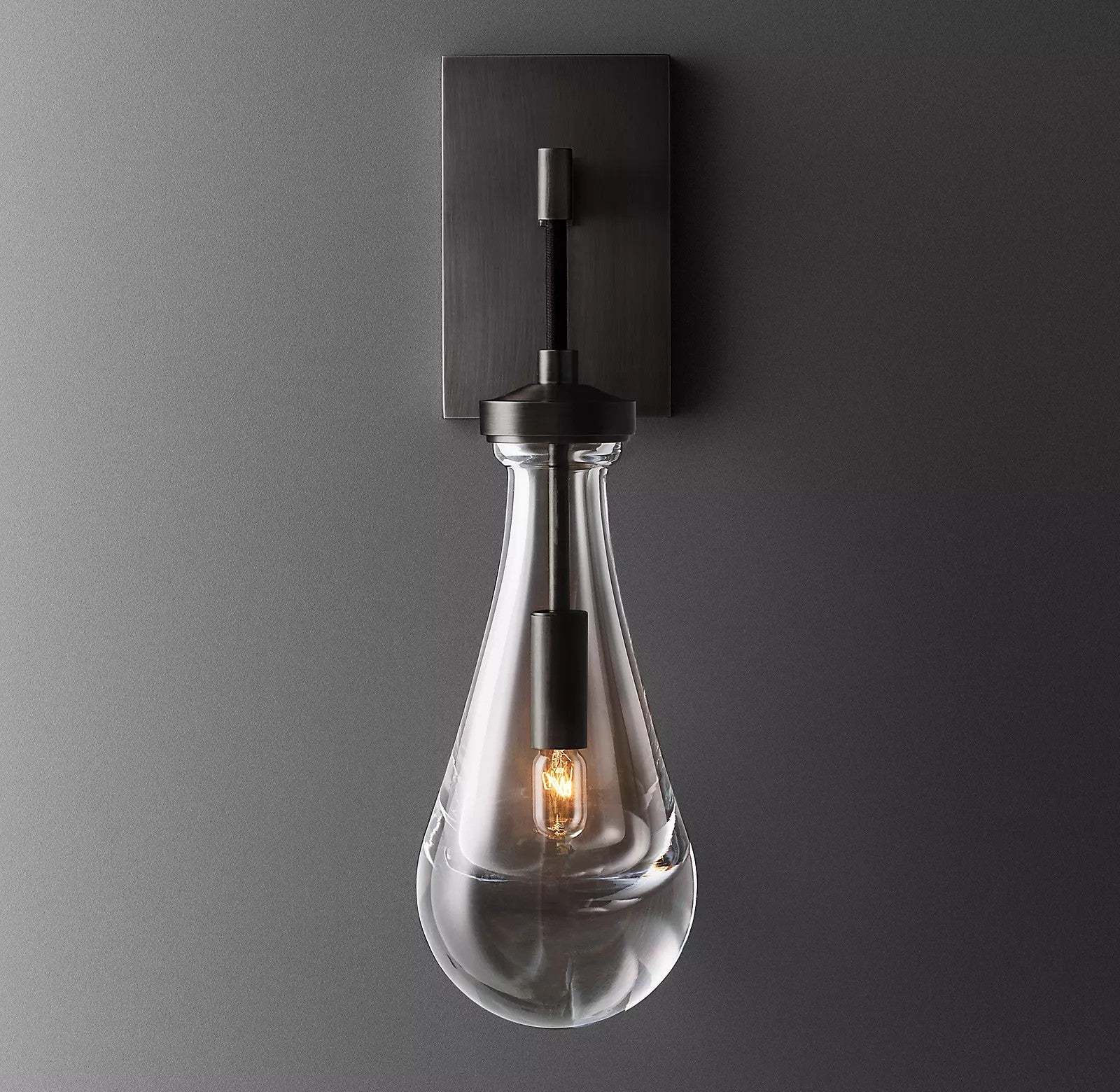 Rain Glass Wall Sconce Cord