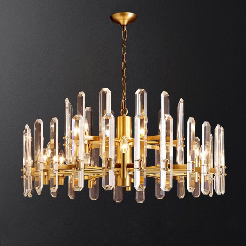 Bonningtong Crystal Round Chandelier 24"