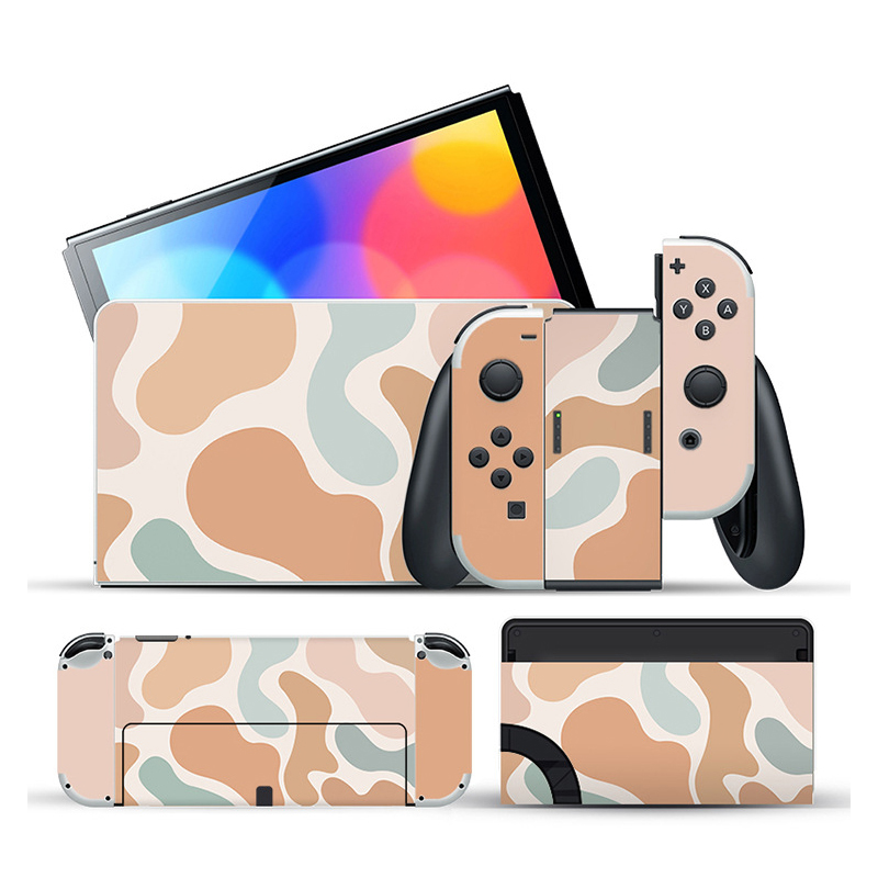 Beige Premium 3M Skins Set for Nintendo Switch