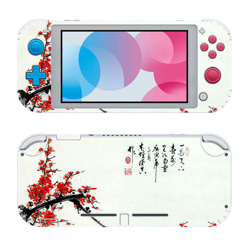 Blooming Plum Blossoms Premium Skin Set for Nintendo Switch Lite (5006)