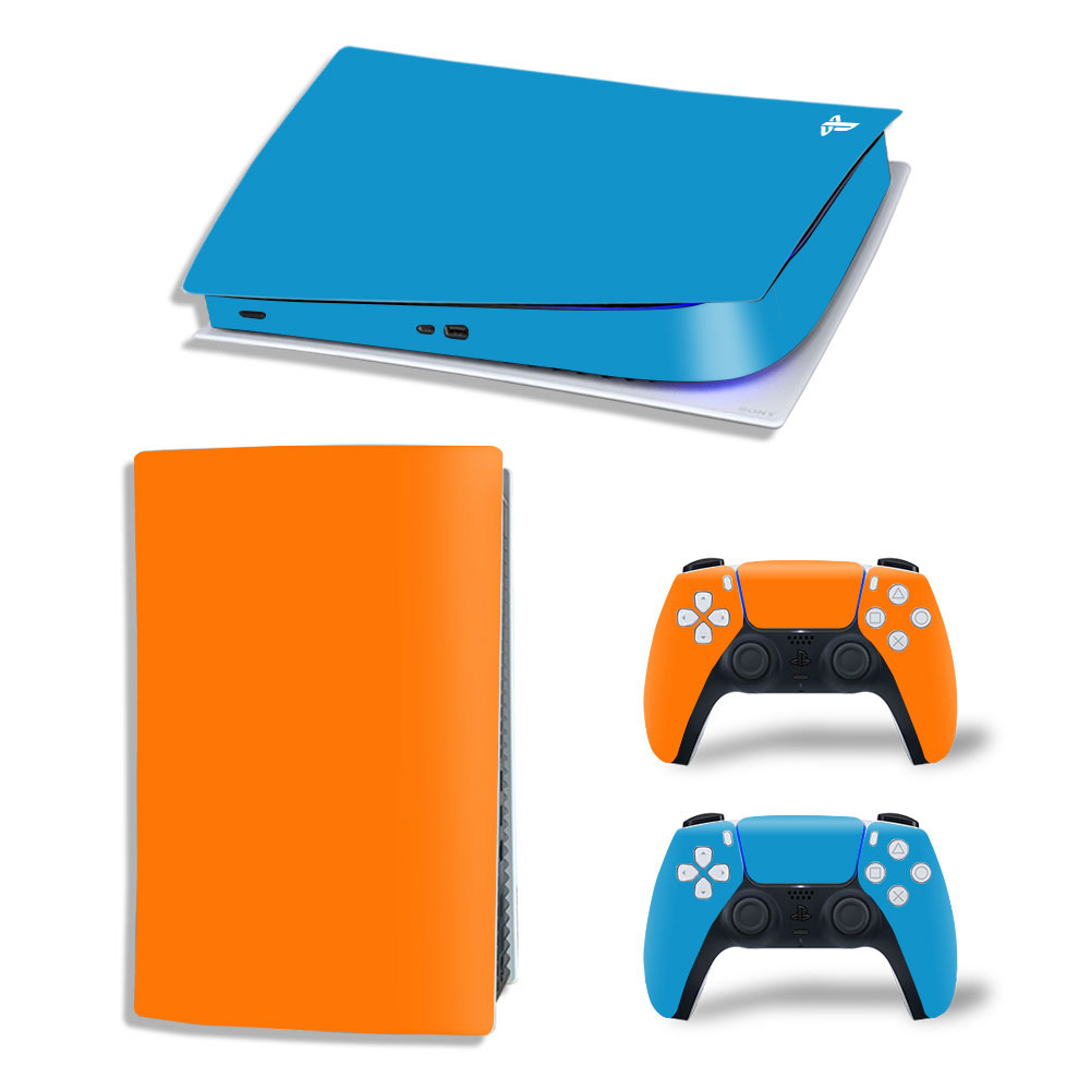 Solid Blue and Orange Premium Skin Set for PS421 Digital Edition (386)