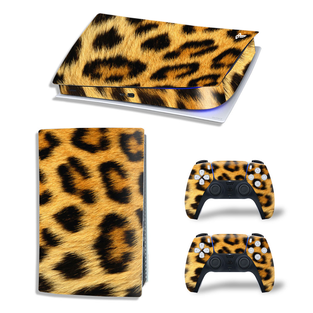 Leopard Prints Premium Skin Set for PS5 Digital Edition (568)