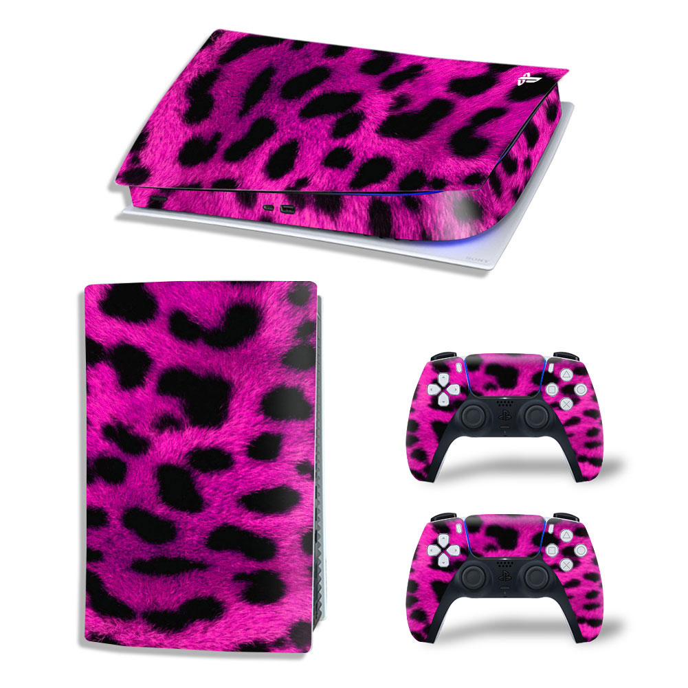 Leopard Prints Premium Skin Set for PS5 Digital Edition (570)