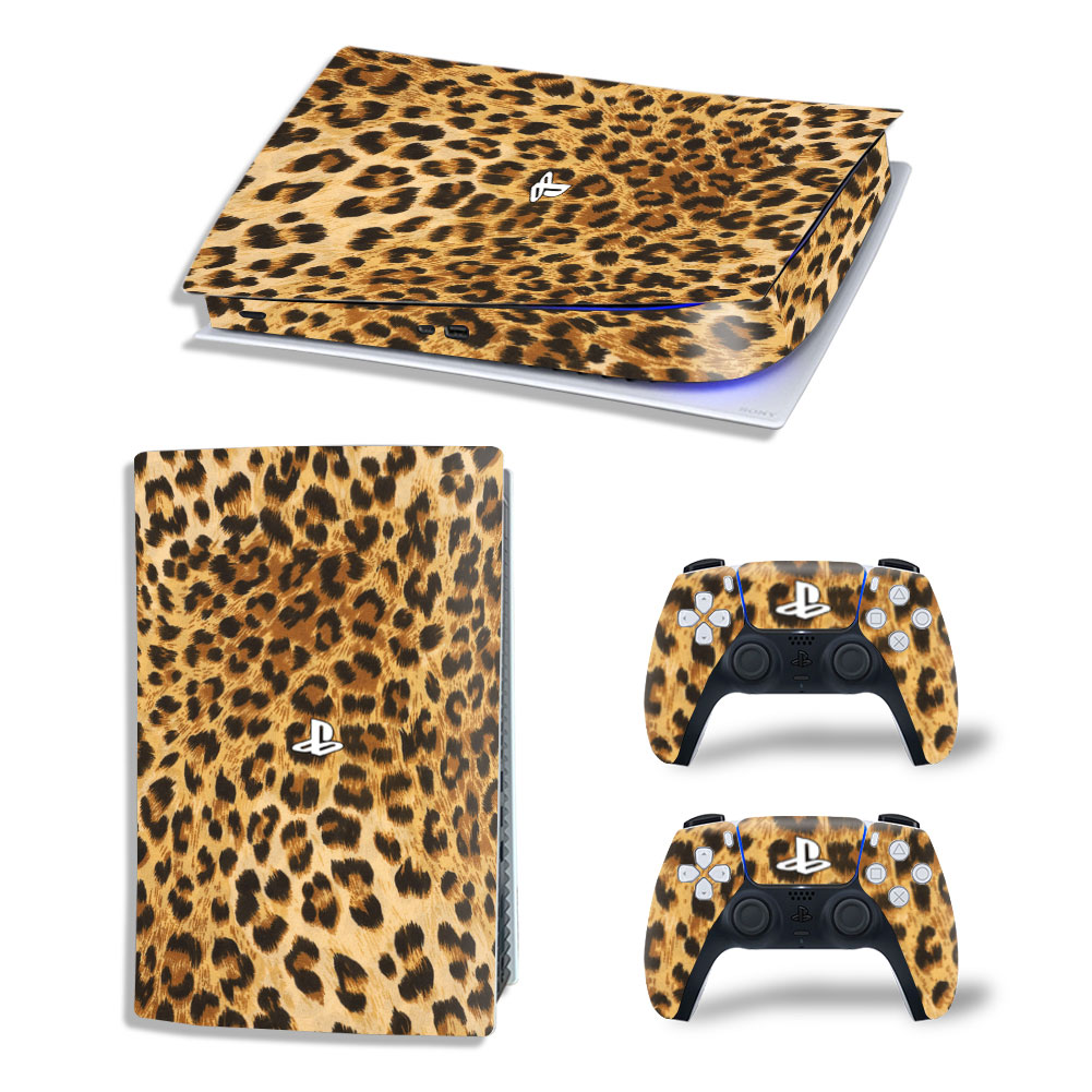 Leopard Prints Premium Skin Set for PS5 Digital Edition (2341)