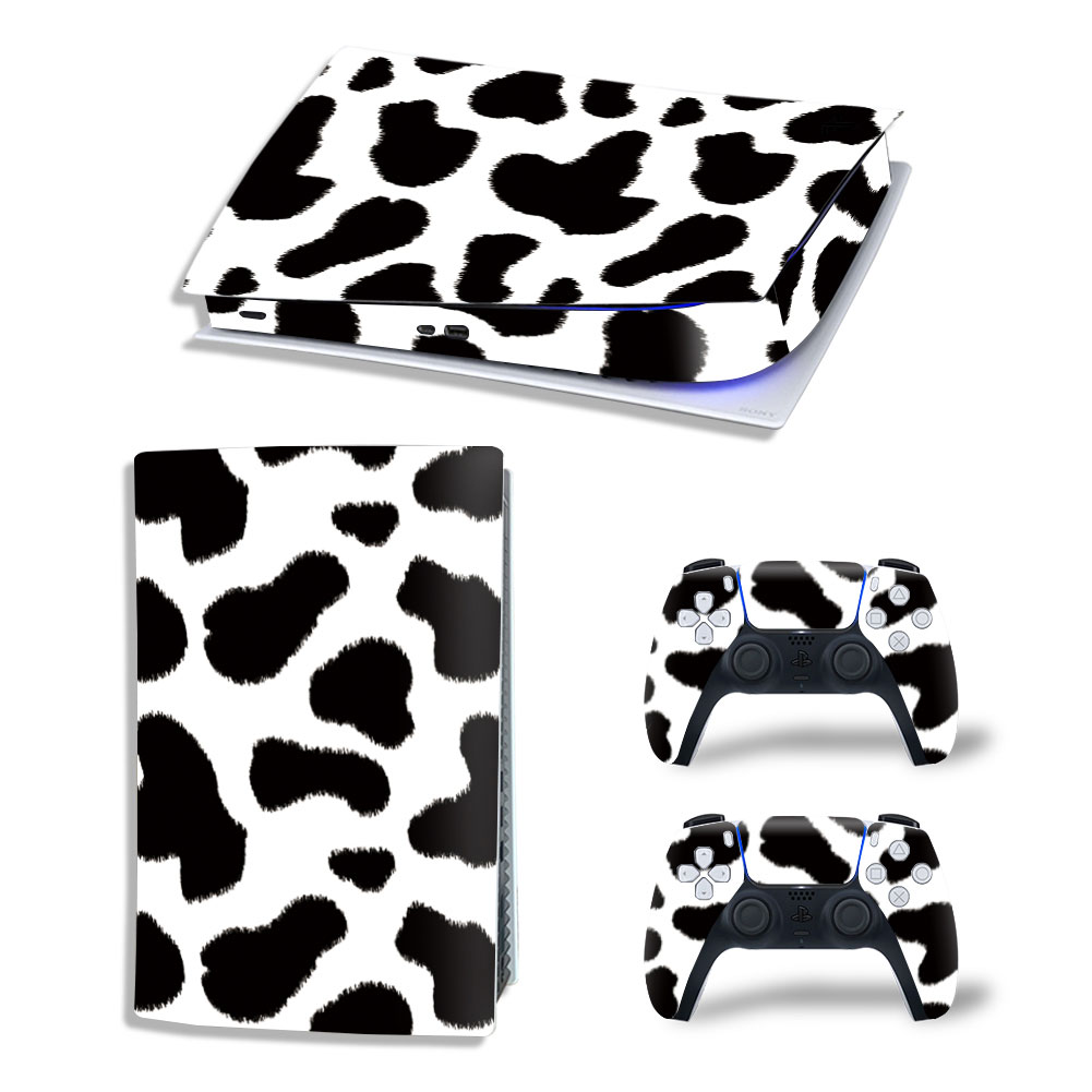 Cow Pattern Premium Skin Set for PS5 Digital Edition (3074)