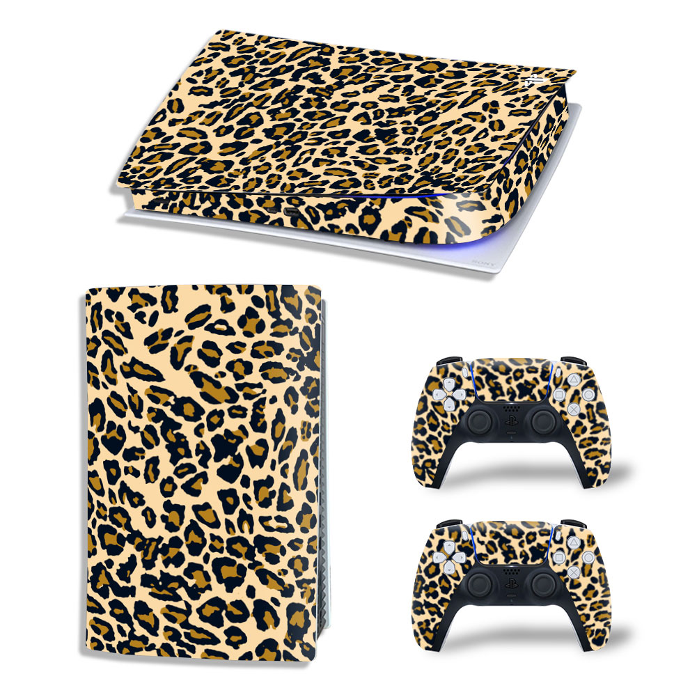 Leopard Prints Premium Skin Set for PS5 Digital Edition (3107)