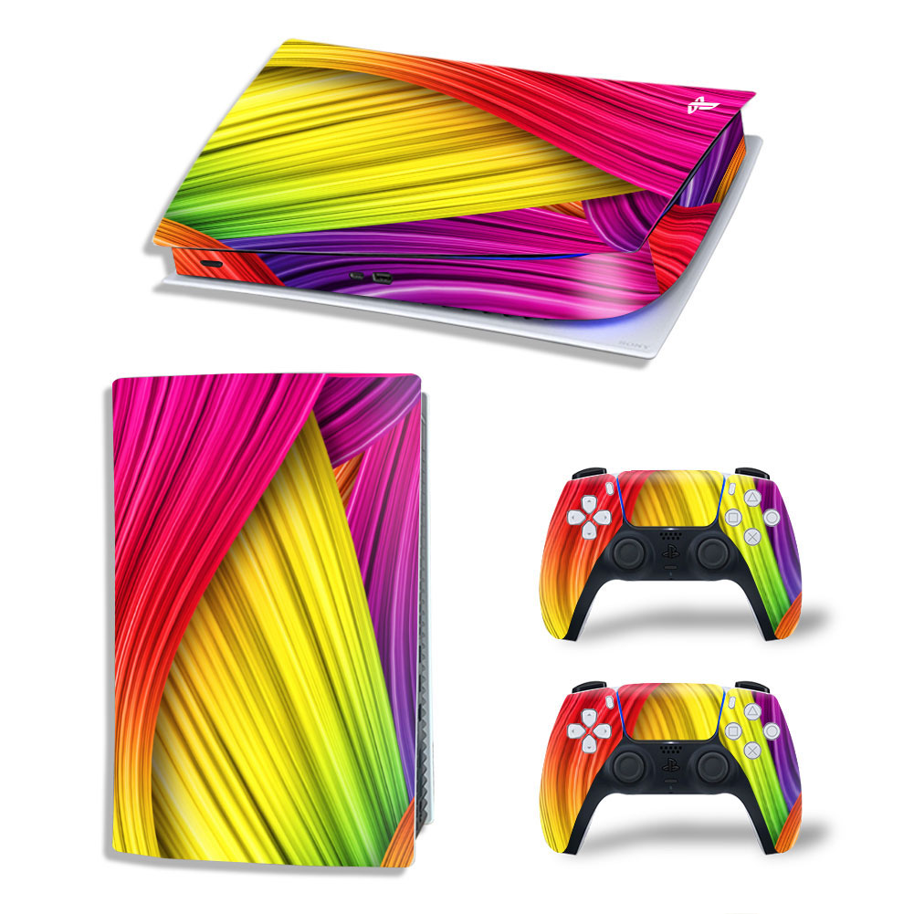 Rainbow Bunch Premium Skin Set for PS5 Digital Edition (3563)