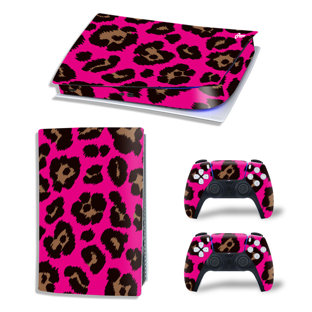 Leopard Prints Premium Skin Set for PS5 Digital Edition (3607)