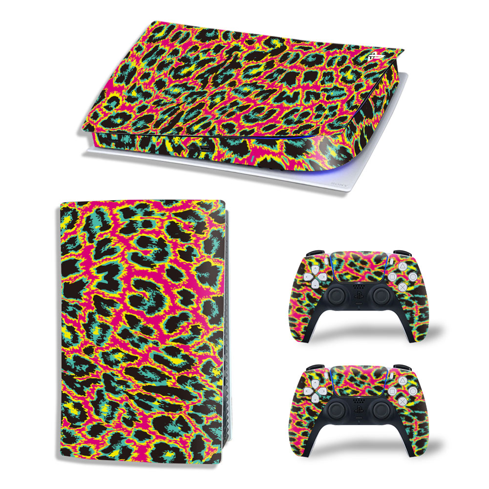 Leopard Prints Premium Skin Set for PS5 Digital Edition (3608)
