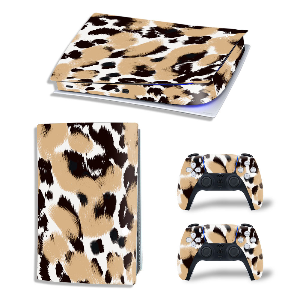 Leopard Prints Premium Skin Set for PS5 Digital Edition (3609)