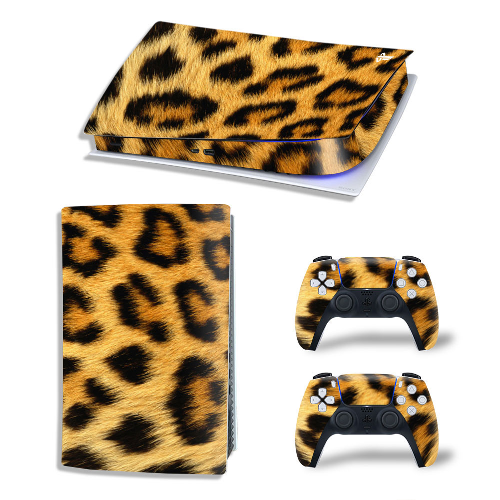 Leopard Prints Premium Skin Set for PS5 Digital Edition (7033)