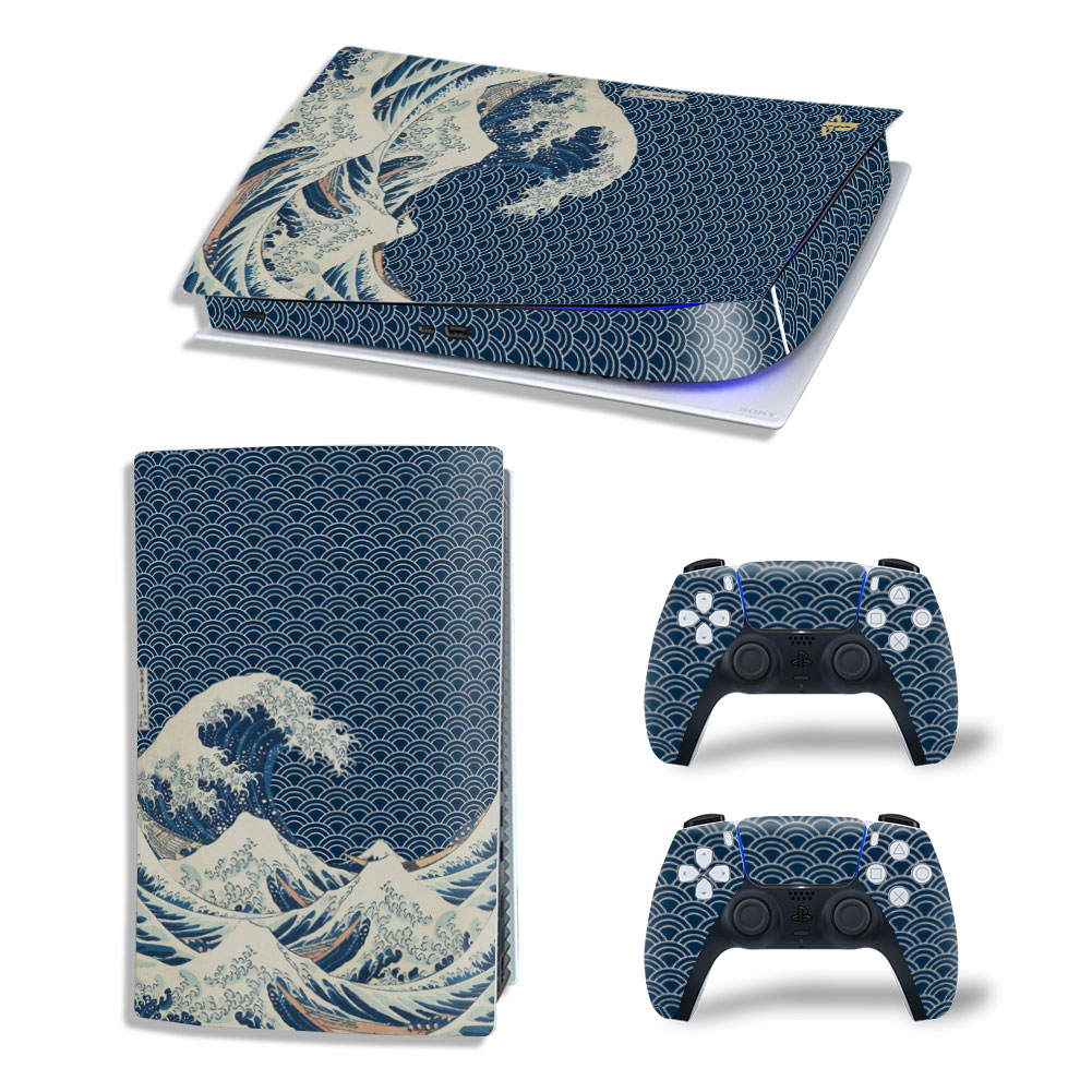 Ocean Waves Premium Skin Set for PS5 Digital Edition (7170)