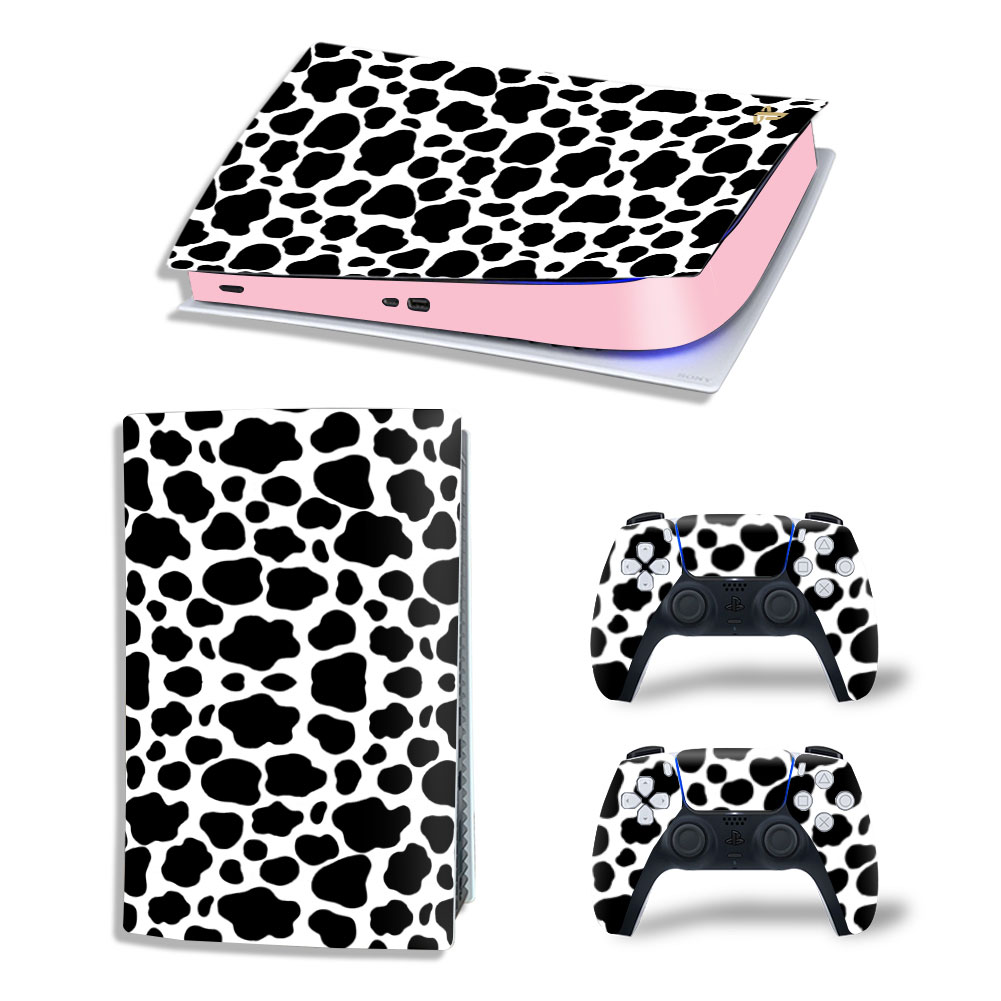 Cow Pattern Premium Skin Set for PS5 Digital Edition (7196)
